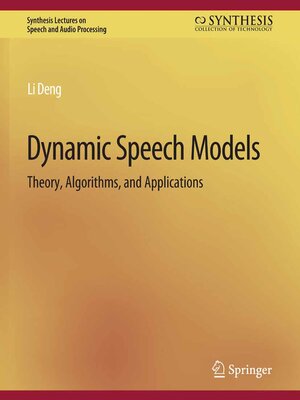 cover image of Dynamic Speech Models